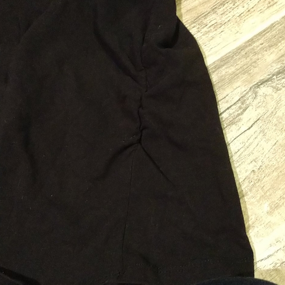 🌞Black flutter and kick maternity top, small - Picture 4 of 4